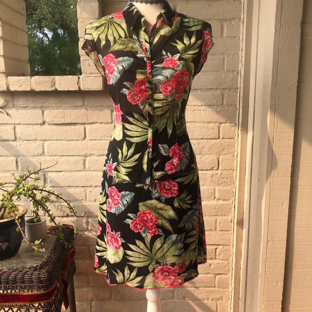 Vintage Tropical 2-Piece Set
